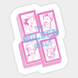 Golden Girls - Vintage Design Style Sticker